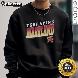 Premium Maryland Terrapins polished sweatshirt featuring team colors and logo, perfect for fans and casual wear.