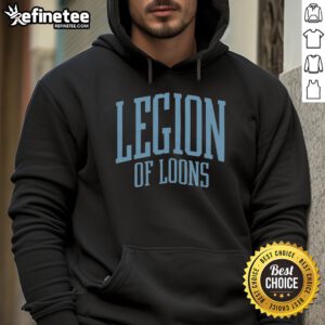 Premium Minnesota United Legion of Loons hoodie in black, featuring the team's logo and a comfortable fit for fans.