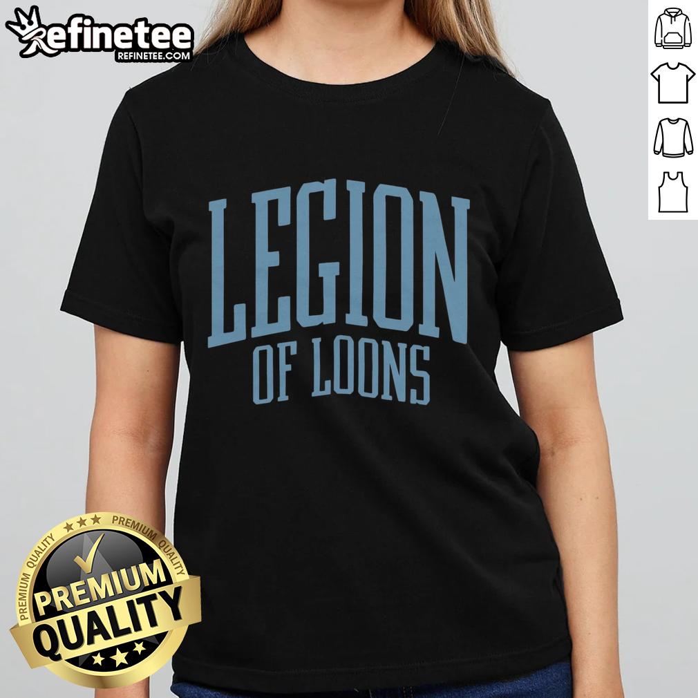 Premium Minnesota United Legion of Loons Ladies Tee featuring a stylish design and comfortable fit for fans.