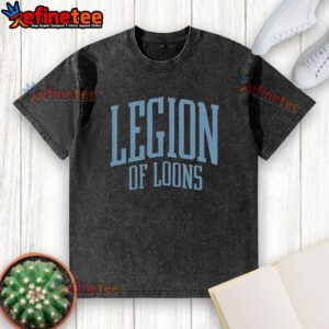 Premium Minnesota United Legion of Loons washed t-shirt featuring vibrant team colors and logo, perfect for fans.