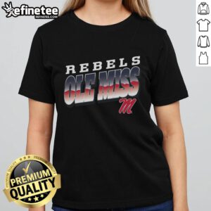 Premium Mississippi Rebels Ole Miss polished ladies tee in stylish design, perfect for game day and casual wear.