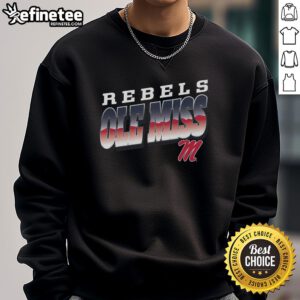 Premium Mississippi Rebels Ole Miss polished sweatshirt featuring vibrant team colors and a stylish design.