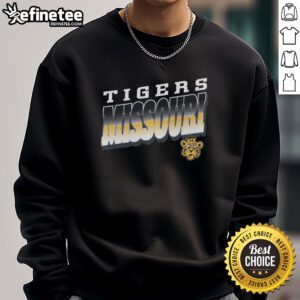 Premium Missouri Tigers vintage polished sweatshirt featuring the team's logo and a stylish design for fans.