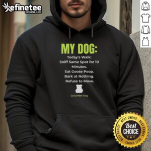 Premium My Dog Schedule Hoodie in cozy fabric, perfect for dog lovers looking for stylish pet-themed apparel.