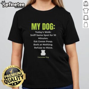 Premium My Dog Schedule Ladies Tee featuring a stylish design for dog lovers, perfect for casual outfits.