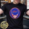 Alt Text: Premium NFL Buffalo Bills Grateful Dead Stealie T-Shirt featuring vibrant graphics of the iconic Steal Your Face logo.