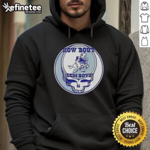 Premium NFL Dallas Cowboys Grateful Dead Stealie Hoodie featuring vibrant graphics and cozy design, perfect for fans.