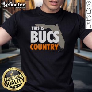 Premium This Is Bucs Country T-Shirt featuring bold team graphics for passionate Buccaneers fans.