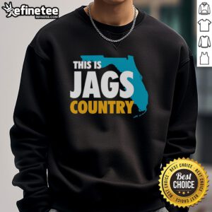 Premium 'This Is Jags Country' sweatshirt in stylish design, perfect for fans of Jags and cozy casual wear.