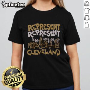 Pretty A Tribe Called Quest x Cleveland Cavaliers ladies tee featuring vibrant graphics and stylish design for fans.