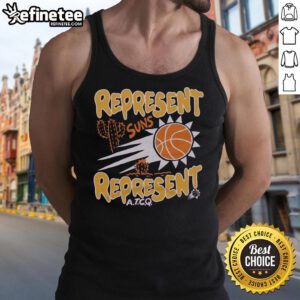 Pretty A Tribe Called Quest X Phoenix Suns Represent tank top showcasing vibrant design and team spirit.
