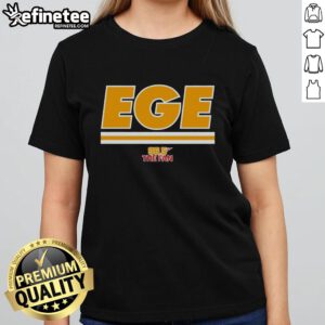 Top EGE Kansas City Chiefs Football Ladies Tee from 96.5 The Fan, featuring team colors and logo for passionate fans.