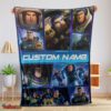 Nice Disney Buzz Lightyear Collage Fleece Customized Blanket