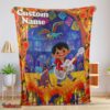 Nice Disney Cartoon COCO Boy With Guitar Cute Blanket Fleece Customized Blanket