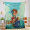 Nice Disney Cartoon Summer Of Luca With Friends Blanket Fleece Customized Blanket