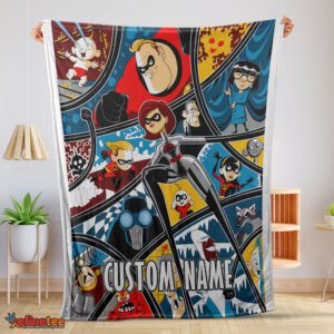Nice Disney Cartoon The Incredibles Tapestry Blanket Fleece Customized Blanket