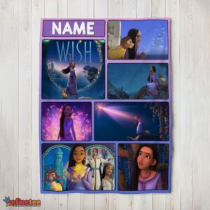 Nice Disney Cartoon Wish Asha Princess Blanket Fleece Customized Blanket