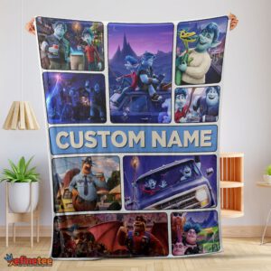 Nice Disney Pixar Onward Magical Journey Collage Blanket Fleece Customized Blanket