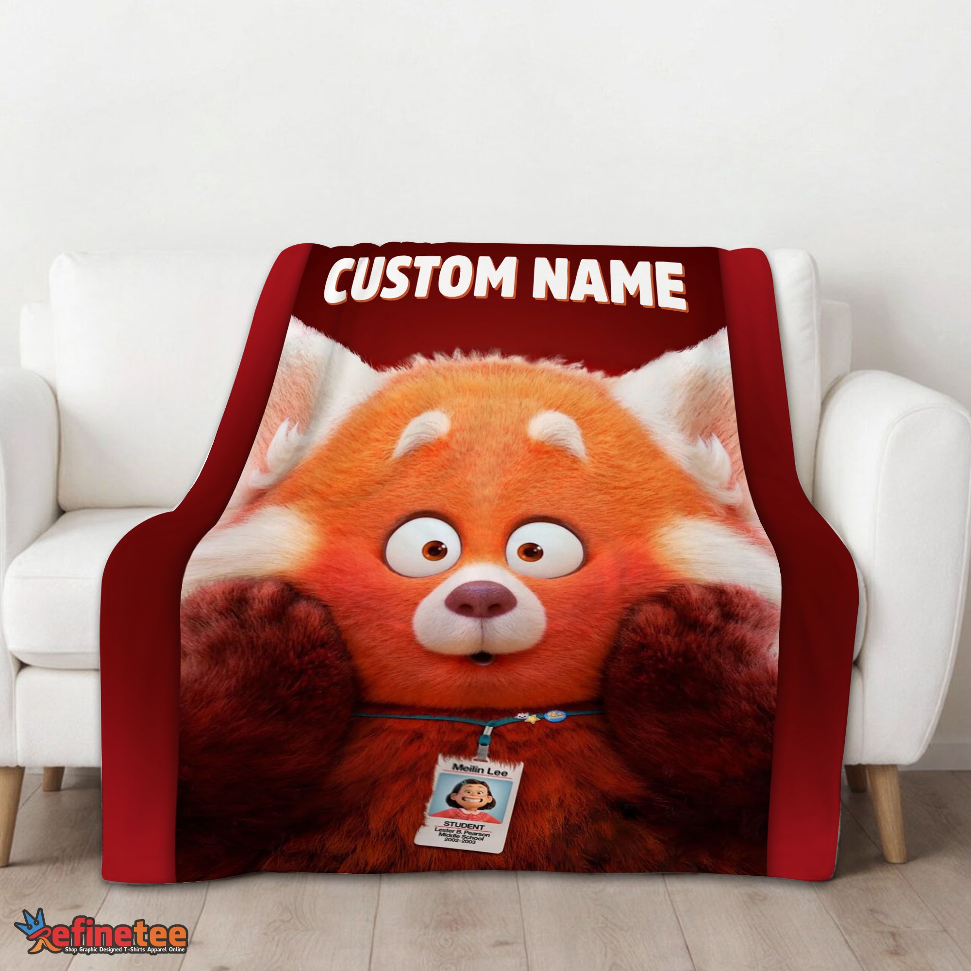 Nice Disney Pixar Turning Red Blanket Fleece Customized Blanket - Image 3