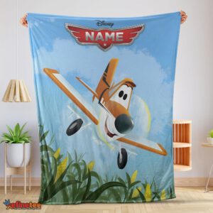 Nice Disney Planes Movie Dusty Crophopper Blanket Fleece Customized Blanket