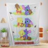 Nice Disney Winnie The Pooh And Stitch Fleece Blanket Customize Blanket