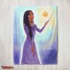 Nice Disney Wish Asha Princess Star Blanket Fleece Customized Blanket