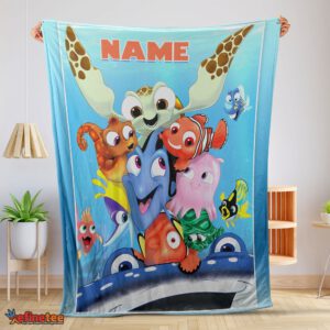 Nice Finding Nemo With Friends Blanket Fleece Customized Blanket