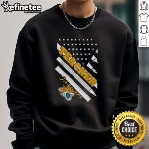 Nice-Jacksonville-Jaguars-Football-X-Teacher-American-Flag-Sweatshirt