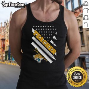 Nice-Jacksonville-Jaguars-Football-X-Teacher-American-Flag-Tank-Top