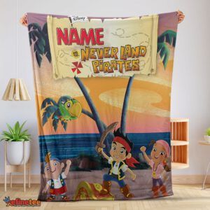 Nice Jake And The Never Land Pirates Blanket Fleece Customized Blanket