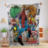 Nice Marvel Comics Superhero Blanket Fleece Customized Blanket