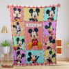 Nice Mickey Mouse Collage Blanket Fleece Customized Blanket