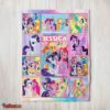 Nice My Little Pony Characters Friendship Is Magic Collage Blanket Fleece Customized Blanket