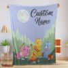 Nice Nelvana The Care Bears Family Camping Fleece Blanket Customize Blanket