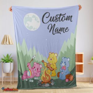 Nice Nelvana The Care Bears Family Camping Fleece Blanket Customize Blanket