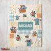 Nice Nice Ratatouille Tutter Mood Patchwork Blanket Fleece Customized Blanket