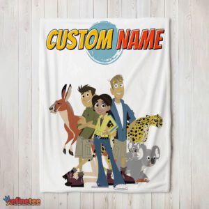 Nice Nice Wild Kratts Characters Blanket Fleece Customized Blanket