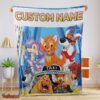 Nice Oliver & Company With Friends Drive Taxi Blanket Fleece Customized Blanket