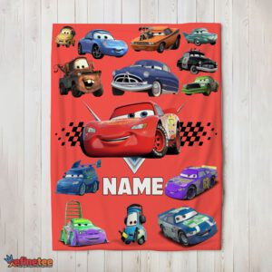 Nice Pixar Cartoon Cars Character Blanket Fleece Customized Blanket