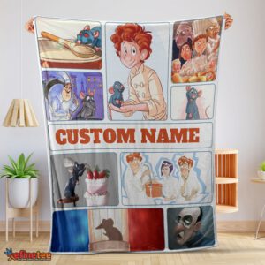 Nice Pixar Ratatouille Linguini And Remy With Friends Blanket Fleece Customized Blanket