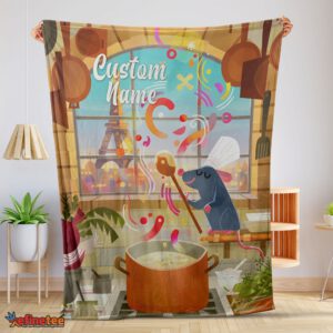 Nice Pixar Ratatouille Warm & Soft Remy Chief Blanket Fleece Customized Blanket