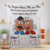 Nice Pixar Toy Story Mr. Potato And Ms. Potato Blanket Fleece Customized Blanket
