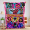 Nice Prehistoric Adventure Girl Warrior Blanket Customize Blanket