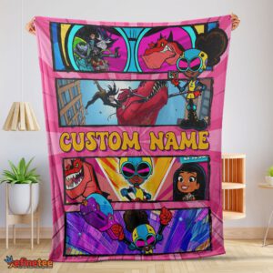Nice Prehistoric Adventure Girl Warrior Blanket Customize Blanket