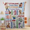 Nice Disney Toy Story Cartoon Characters Blanket Fleece Customized Blanket