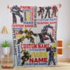 Nice Transformers Optimus Prime & Bumblebee Blanket Fleece Customized Blanket