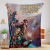 Nice Treasure Planet Movie Poster Blanket Fleece Customized Blanket