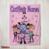Nice Vampirina With Poppy Peepleson & Bridget Drawing Blanket Fleece Customized Blanket