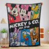 Nice Vintage Mickey & Co Est 1928 Blanket