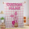 Nice Winnie The Pooh Piglet Blanket Fleece Customized Blanket